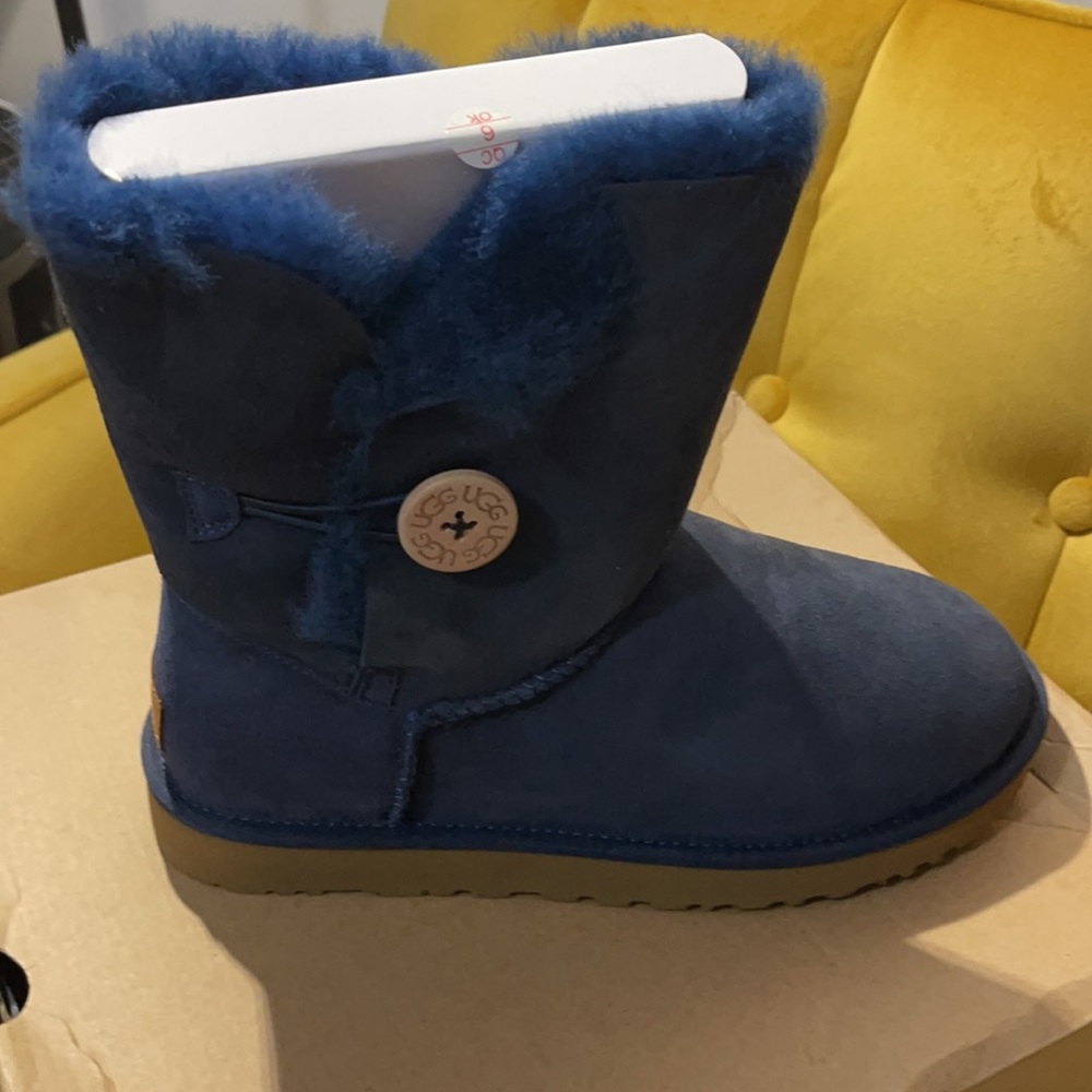 UGG Authentic Navy Blue Bailey Button